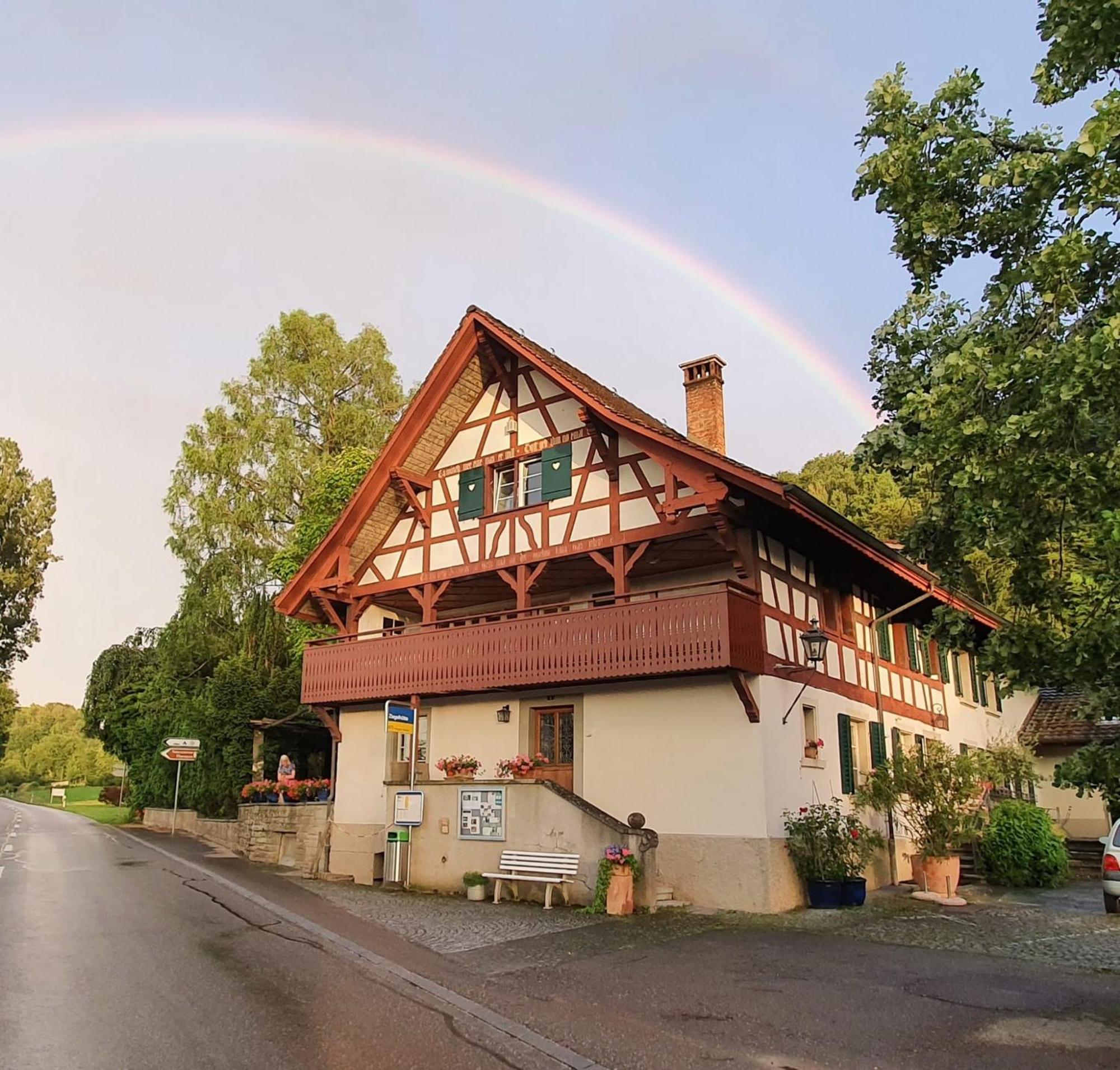 Studio Beim Rhein - Ziegelhuette Flaach Bagian luar foto